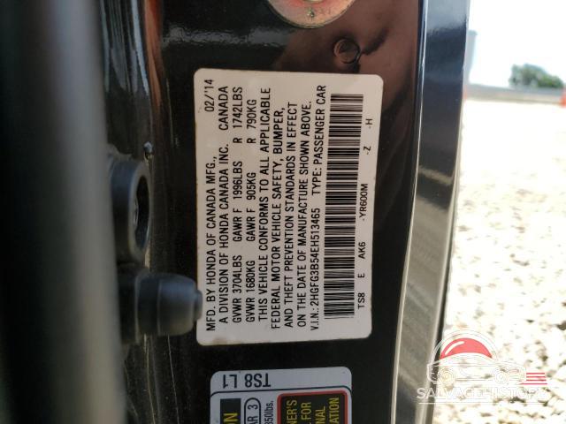 2HGFG3B54EH513465 2014 HONDA CIVIC photo no. 12
