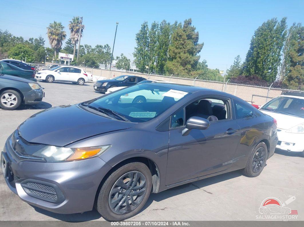 2HGFG3B55EH513930 2014 HONDA CIVIC photo no. 2