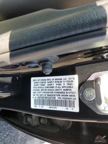 19XFB2F55FE227378 2015 HONDA CIVIC photo no. 12