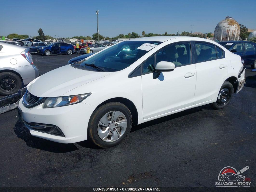 19XFB2F58FE265106 2015 HONDA CIVIC photo no. 2