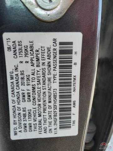 2HGFB2F50FH548573 2015 HONDA CIVIC photo no. 12