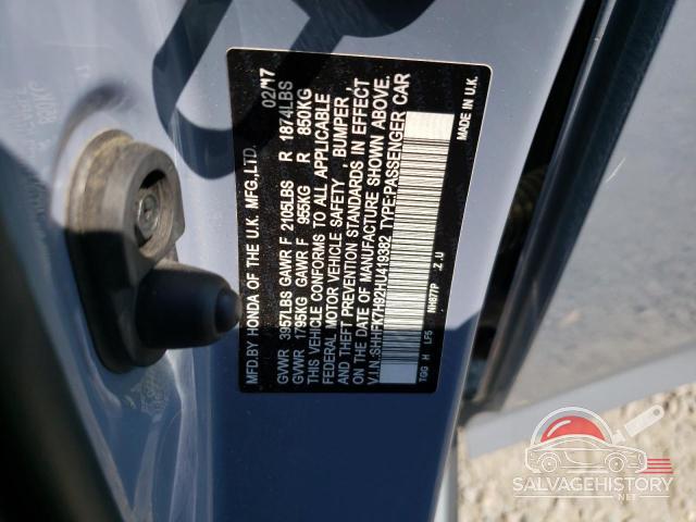 SHHFK7H92HU419382 2017 HONDA CIVIC photo no. 13