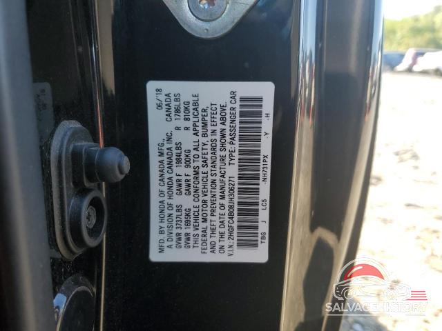 2HGFC4B08JH306271 2018 HONDA CIVIC photo no. 12