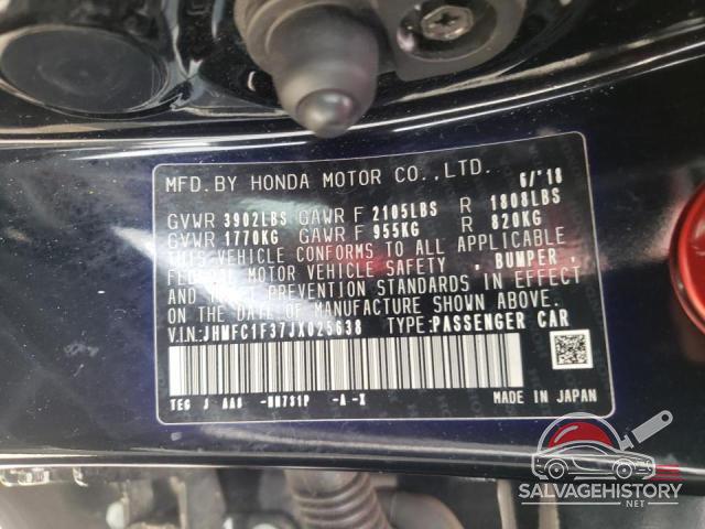 JHMFC1F37JX025638 2018 HONDA CIVIC photo no. 13