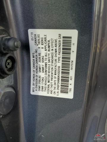 2HGFC4A86KH302356 2019 HONDA CIVIC photo no. 12