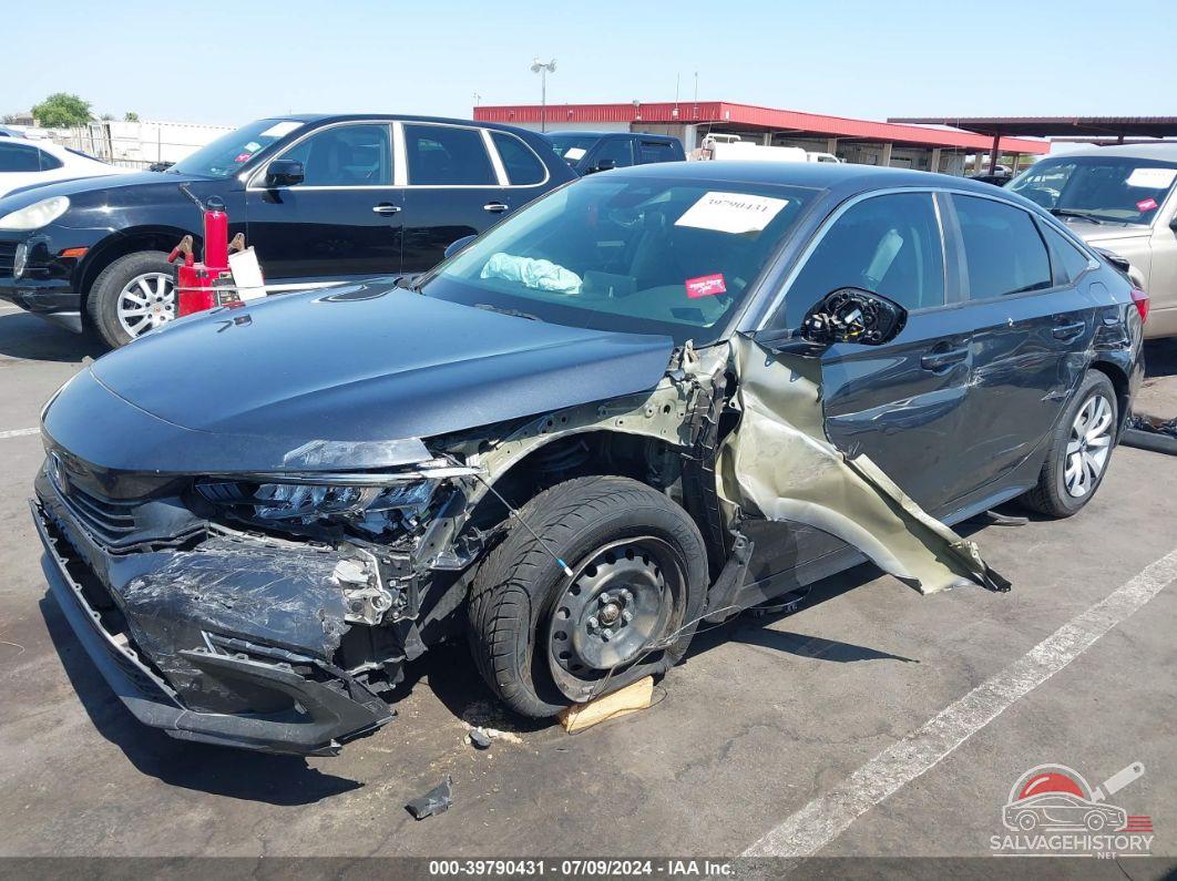 2HGFE2F25NH518352 2022 HONDA CIVIC photo no. 2