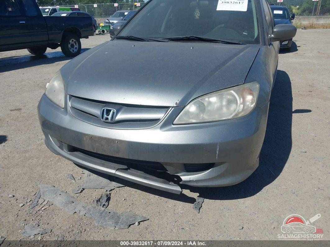 JHMES96645S011898 2005 HONDA CIVIC HYBRID photo no. 6