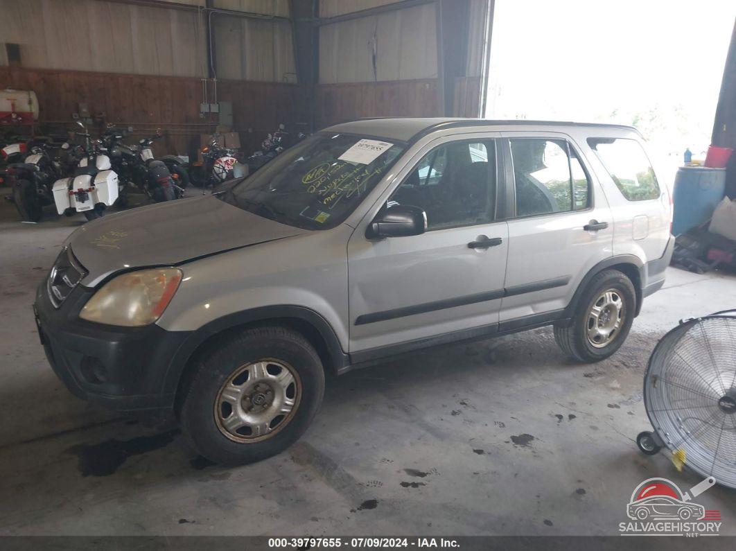 SHSRD78555U326236 2005 HONDA CR-V photo no. 2