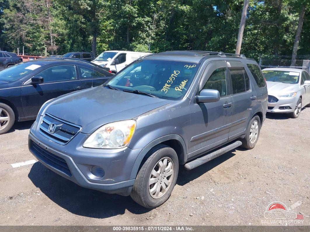 SHSRD78995U326758 2005 HONDA CR-V photo no. 2