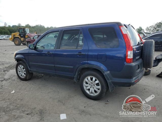 JHLRD78855C037486 2005 HONDA CR-V EX photo no. 2