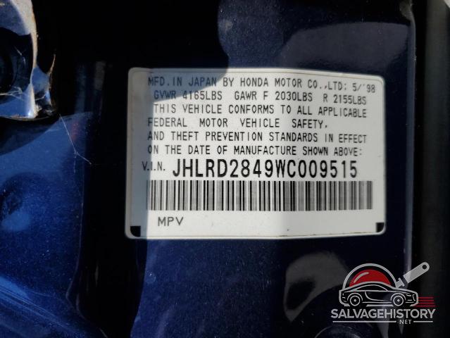 JHLRD2849WC009515 1998 HONDA CRV photo no. 13