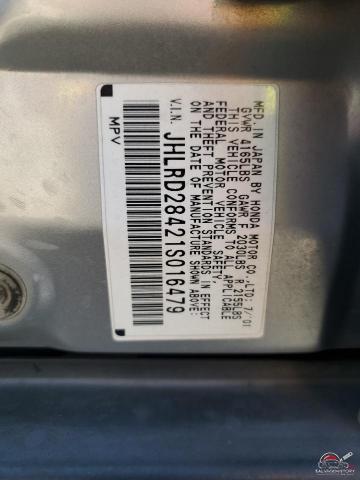 JHLRD28421S016479 2001 HONDA CRV photo no. 12