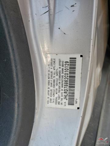JHLRD78862C010129 2002 HONDA CRV photo no. 12