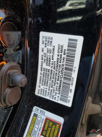 5J6RM4H57CL025476 2012 HONDA CRV photo no. 13