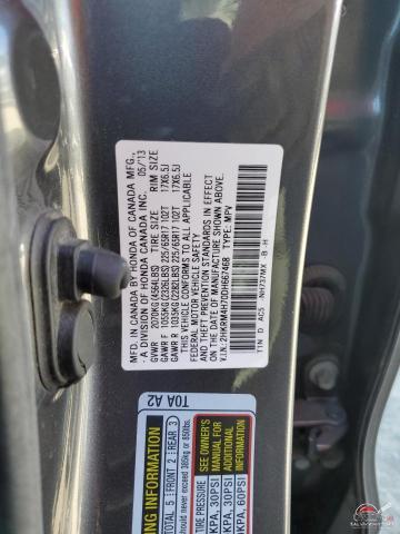 2HKRM4H70DH667468 2013 HONDA CRV photo no. 14