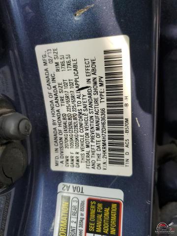 2HKRM4H72DH636366 2013 HONDA CRV photo no. 13