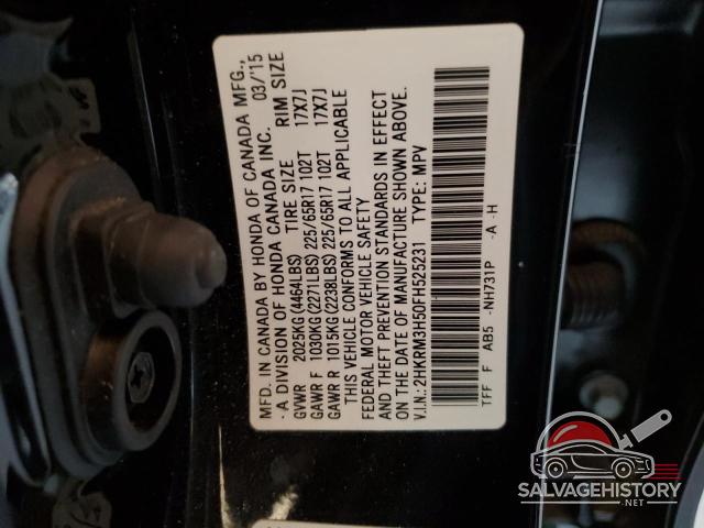 2HKRM3H50FH525231 2015 HONDA CRV photo no. 12