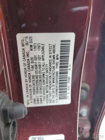 2HKRM3H72GH553969 2016 HONDA CRV photo no. 13