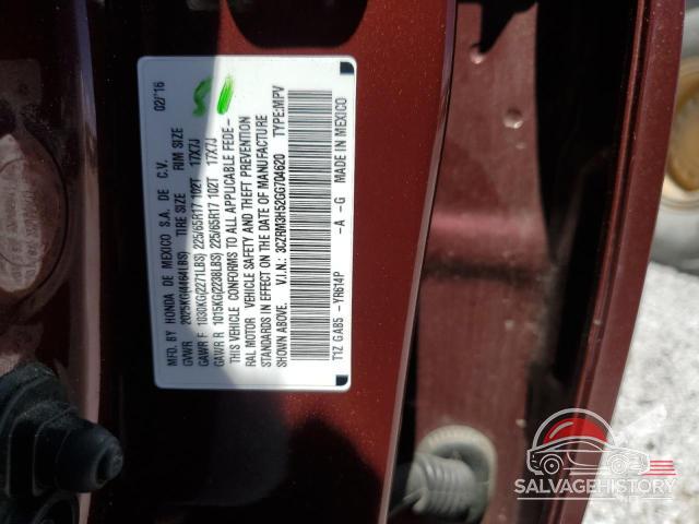 3CZRM3H52GG704620 2016 HONDA CRV photo no. 13
