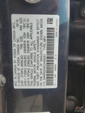 2HKRW2H83JH669251 2018 HONDA CRV photo no. 13