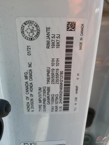 2HKRW2H46MH213780 2021 HONDA CRV photo no. 13