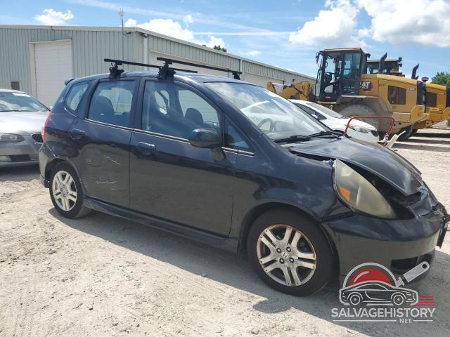 JHMGD38617S063649 2007 HONDA FIT photo no. 4