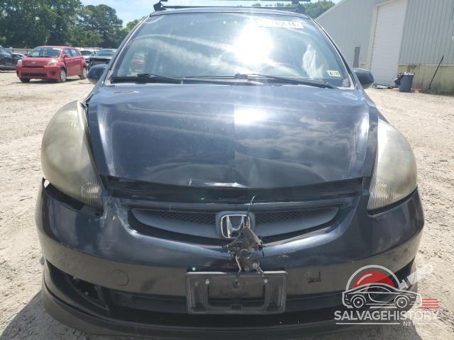 JHMGD38617S063649 2007 HONDA FIT photo no. 5