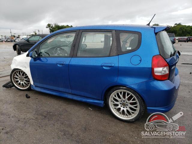 JHMGD38647S053875 2007 HONDA FIT photo no. 2