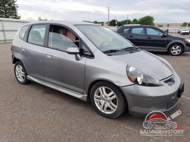 JHMGD37628S006363 2008 HONDA FIT photo no. 4