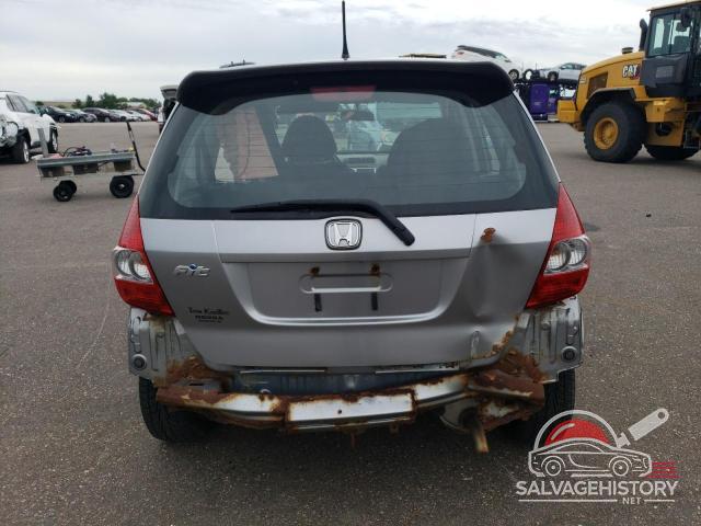 JHMGD37628S006363 2008 HONDA FIT photo no. 6
