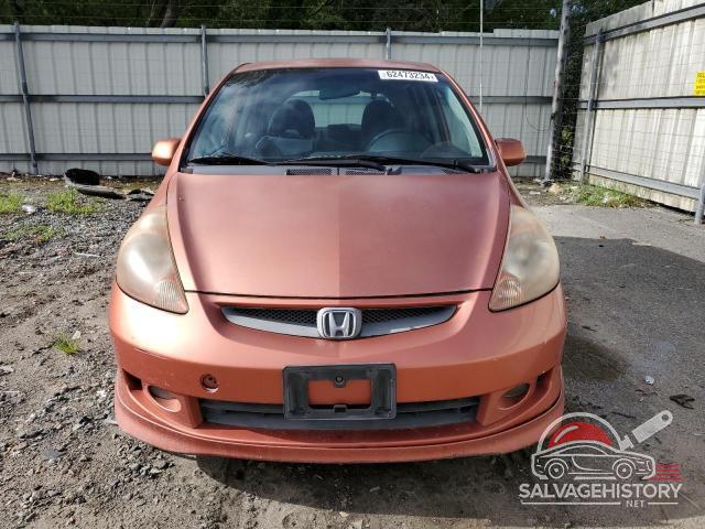 JHMGD38658S015511 2008 HONDA FIT photo no. 5