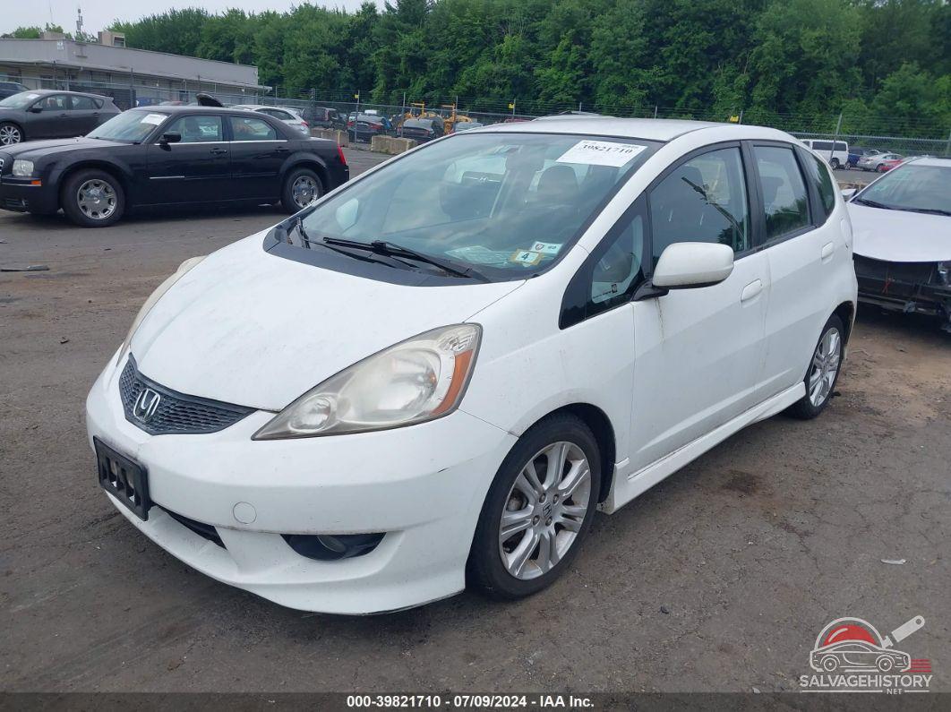 JHMGE88489S009924 2009 HONDA FIT photo no. 2