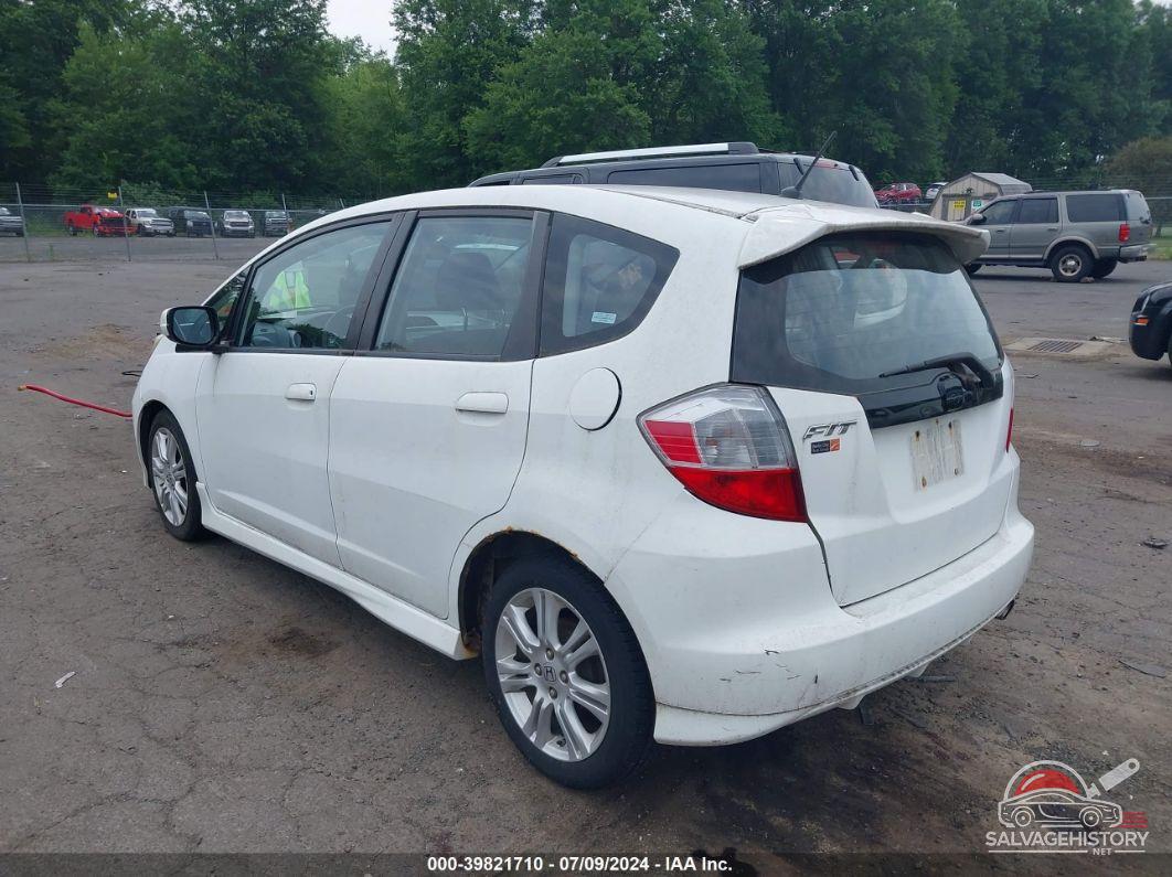 JHMGE88489S009924 2009 HONDA FIT photo no. 3