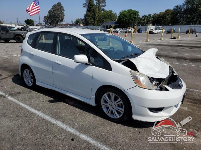 JHMGE88669S058931 2009 HONDA FIT photo no. 4