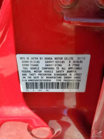JHMGE8H53DC060694 2013 HONDA FIT photo no. 12