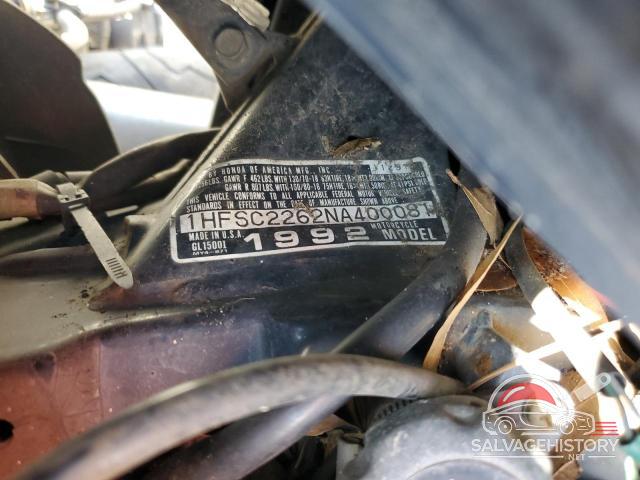 1HFSC2262NA400081 1992 HONDA GL CYCLE photo no. 9