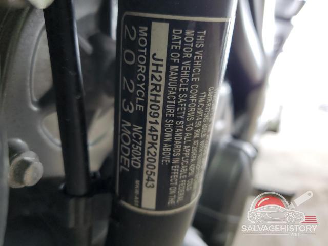 JH2RH0914PK200543 2023 HONDA NC CYCLE photo no. 9