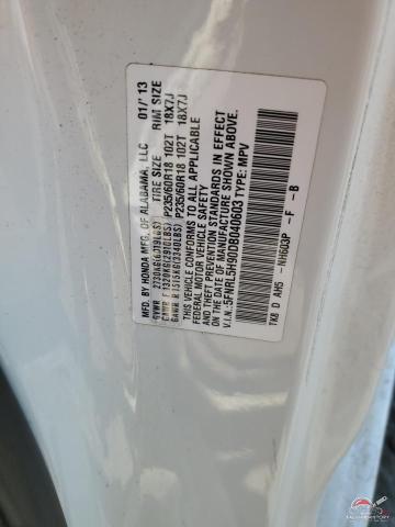 5FNRL5H90DB040603 2013 HONDA ODYSSEY photo no. 13