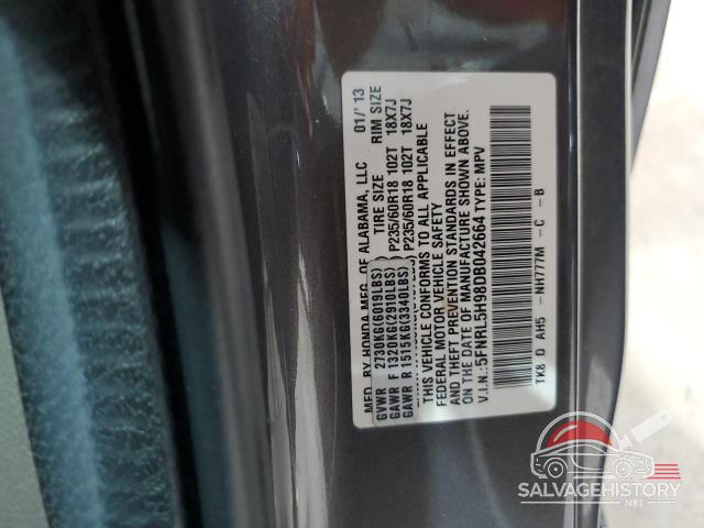 5FNRL5H98DB042664 2013 HONDA ODYSSEY photo no. 13