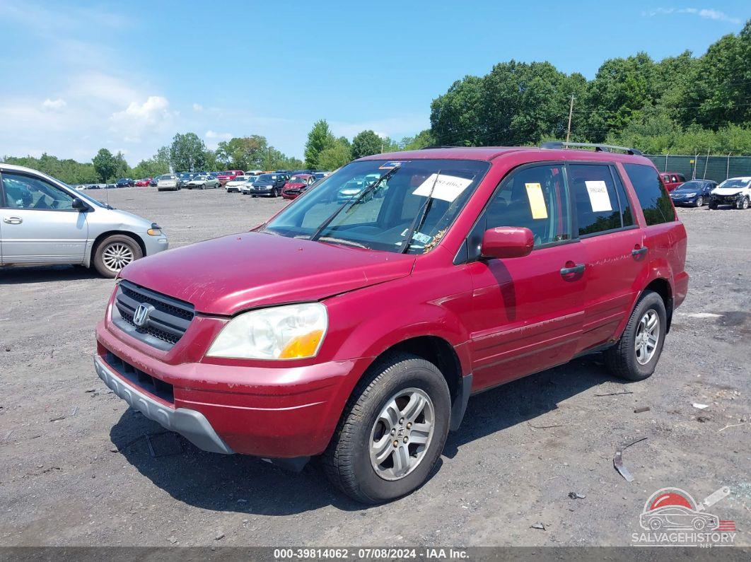 2HKYF18573H571113 2003 HONDA PILOT photo no. 2