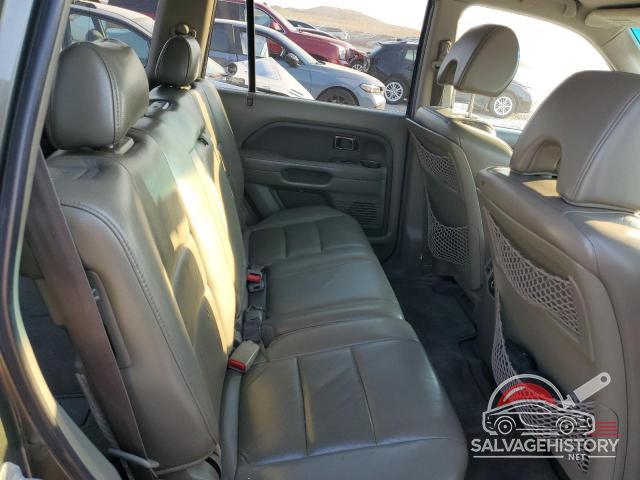 2HKYF187X6H506309 2006 HONDA PILOT photo no. 10