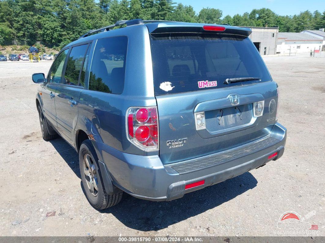 2HKYF18477H533443 2007 HONDA PILOT photo no. 3