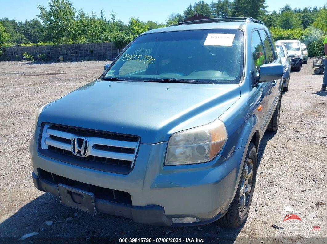 2HKYF18477H533443 2007 HONDA PILOT photo no. 6