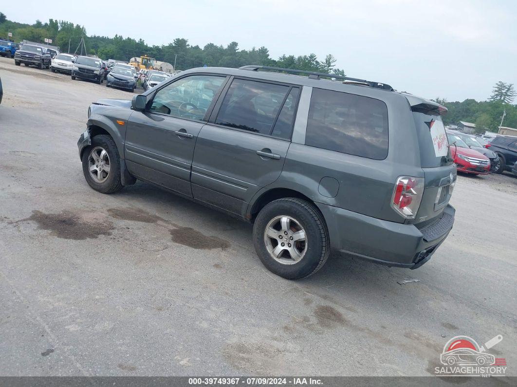 2HKYF18657H517033 2007 HONDA PILOT photo no. 3