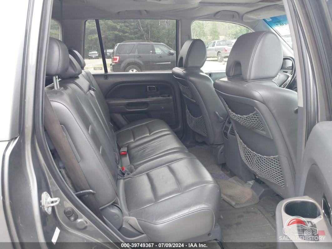 2HKYF18657H517033 2007 HONDA PILOT photo no. 8