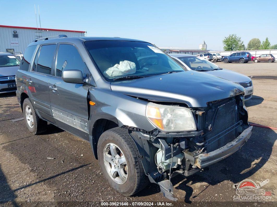 2HKYF18667H539610 2007 HONDA PILOT photo no. 5