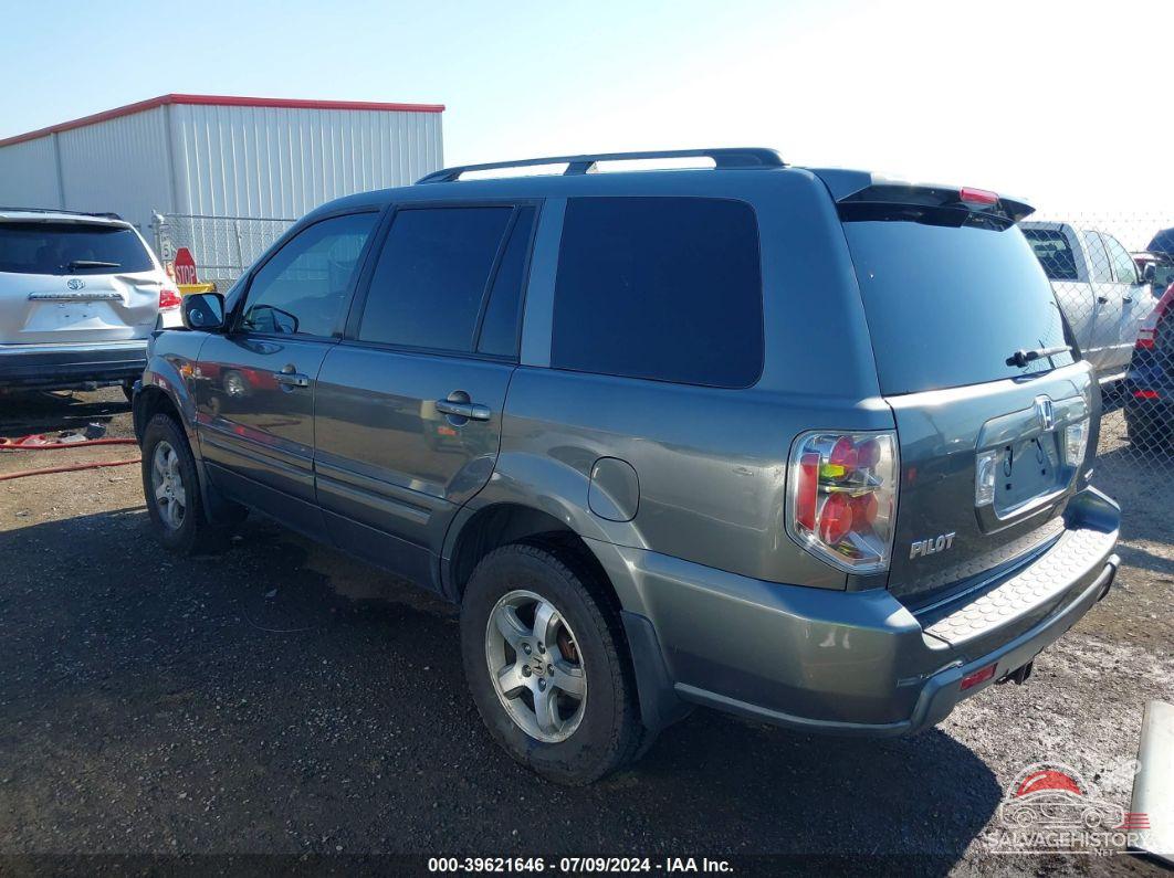 2HKYF18667H539610 2007 HONDA PILOT photo no. 3