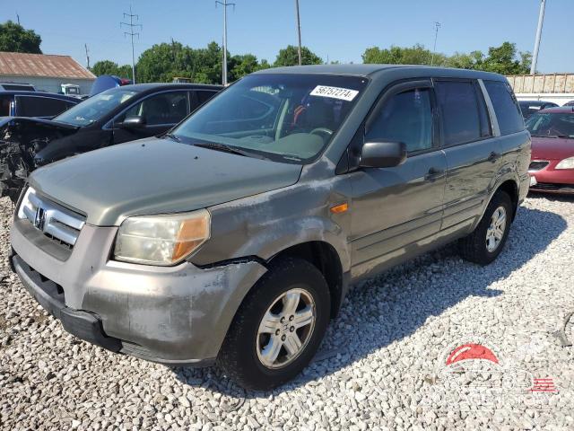 5FNYF18187B031156 2007 HONDA PILOT photo no. 12