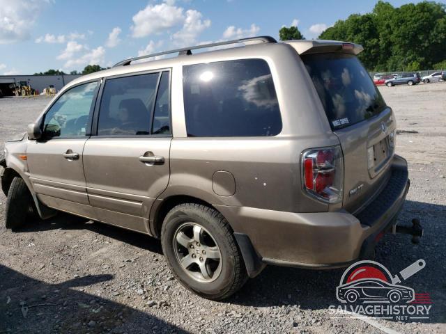 5FNYF28527B033784 2007 HONDA PILOT photo no. 2