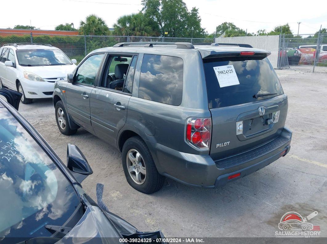 5FNYF28757B006497 2007 HONDA PILOT photo no. 3